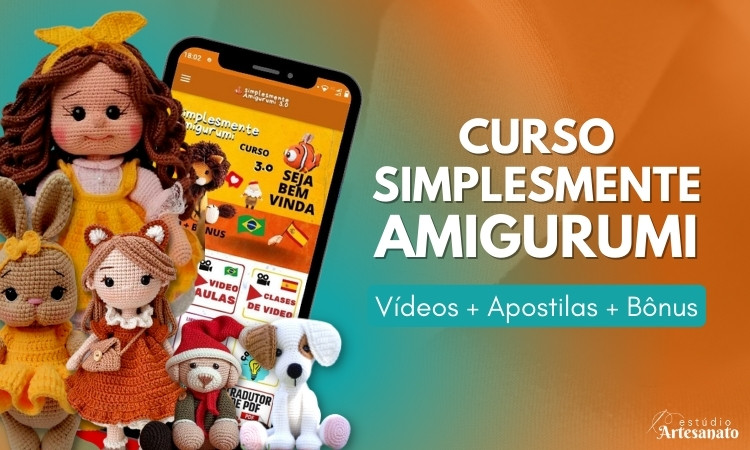 Simplesmente Amigurumi 4.0 (Curso Atualizado + Bônus)